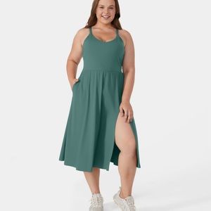 Halara Everyday Plus Size Midi Chill Dress-La Land
